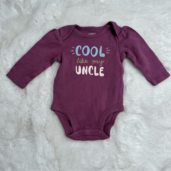 Carters Long Sleeve Baby Girl Graphic Bodysuits - Picture 5 of 6